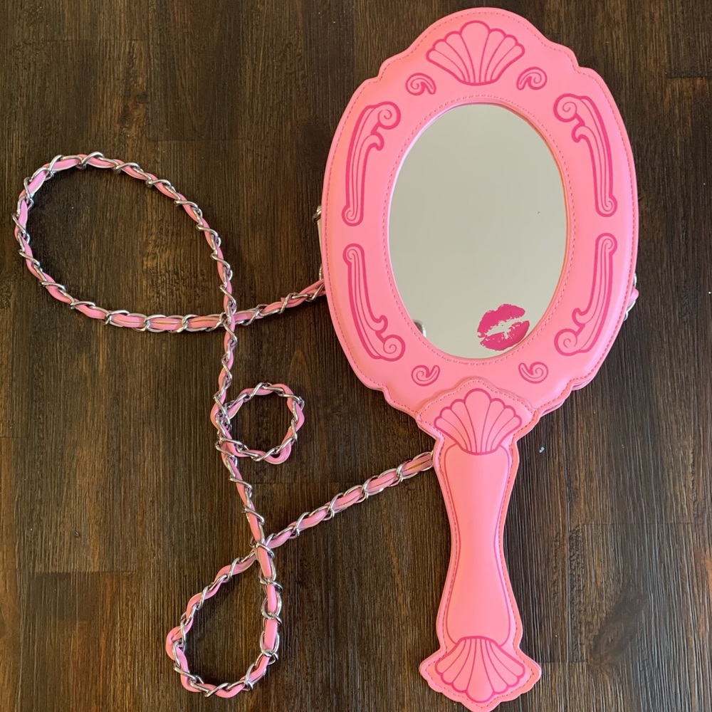 Dolls Kill mirror bag. Pink. Perfect condition.
